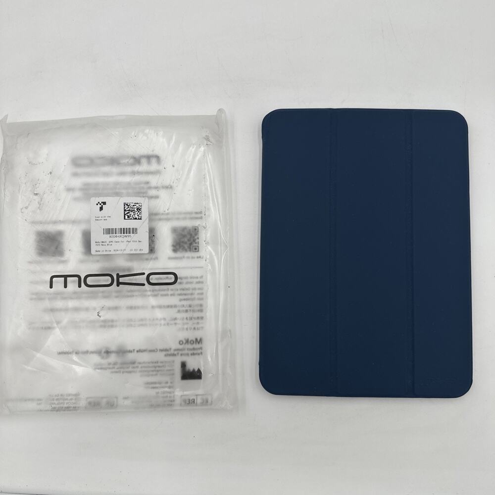 Moko Navy Blue 3ZPC Case For 2022 iPad Tablet Case.Read Description